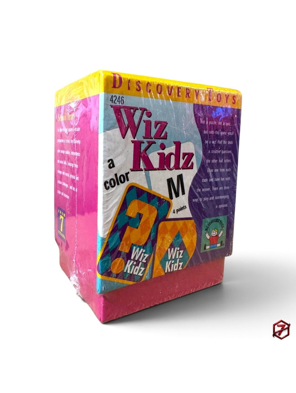 Vintage Discovery Toys Wiz Kidz #4246 Educational Card Game New Sealed